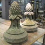 English Carved Stone Finials