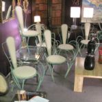 Set of Six French Garden Chairs