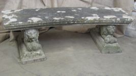 English Reconstituted Stone Garden Seat