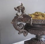 Antique French Dragon Handled Urns