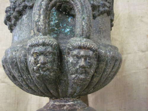 ENGLISH CAST IRON URN BY HANDYSIDE