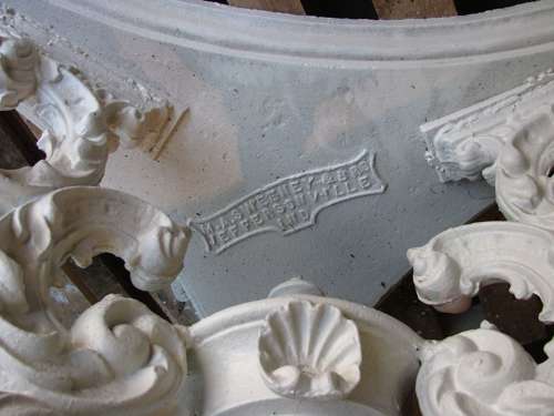 MONUMENTAL PAIR OF AMERICAN CAST IRON URNS
