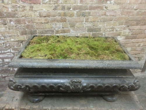 LARGE FRENCH CAST IRON JARDINIERE