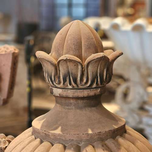LARGE PAIR OF ITALIAN TERRA COTTA URNS