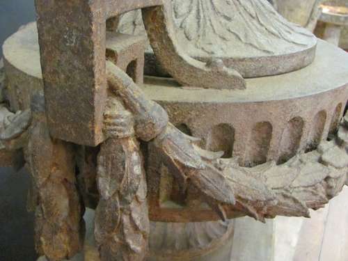 19TH CENTURY FRENCH IRON URN BY DUCEL