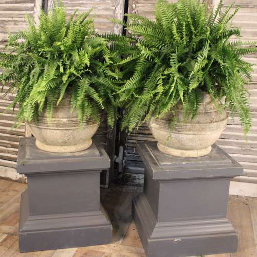 CARVED ITALIAN PLANTERS