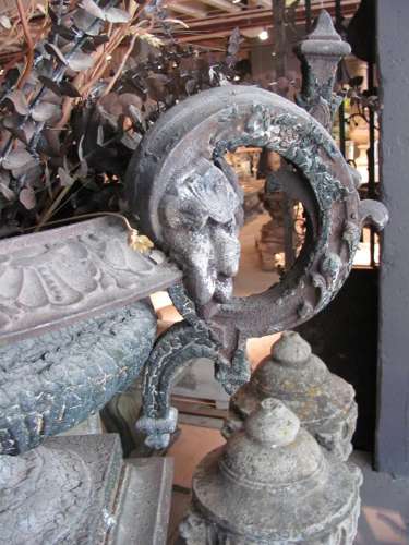 19TH CENTURY FRENCH URN ON PEDESTAL