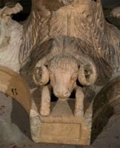 LARGE SCOTTISH TERRACOTTA URN ON BASE