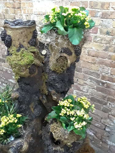 EXCEPTIONALLY LARGE SCOTTISH FIRECLAY PLANTER