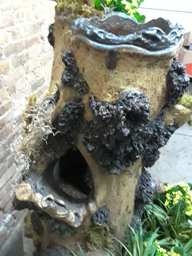 EXCEPTIONALLY LARGE SCOTTISH FIRECLAY PLANTER