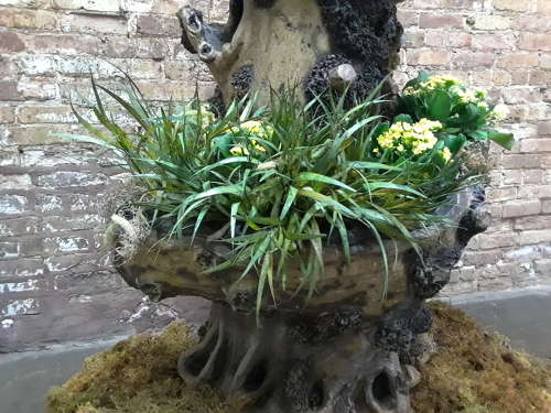 EXCEPTIONALLY LARGE SCOTTISH FIRECLAY PLANTER