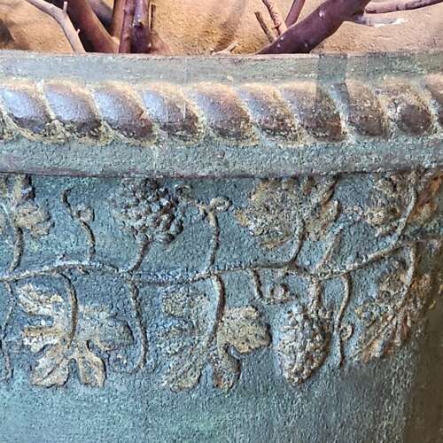 LARGE CONTINENTAL CAST IRON URN