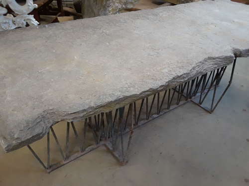 LARGE ITALIAN STONE GARDEN TABLE