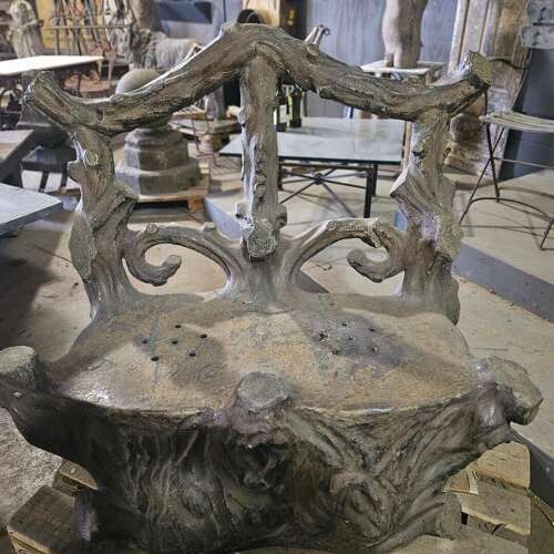SCOTTISH FIRECLAY DOUBLE GARDEN SEAT