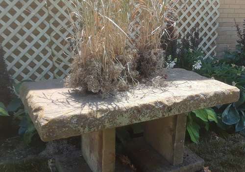 STONE CONSOLE TABLE