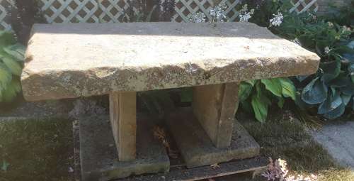 STONE CONSOLE TABLE
