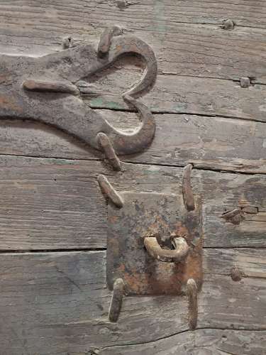 EARLY FRENCH WOOD SHUTTERS
