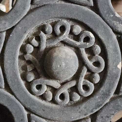 CARVED STONE CELTIC CROSS