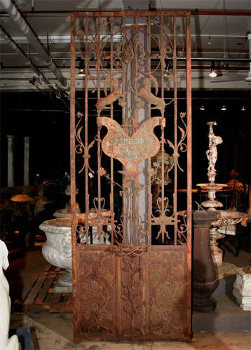 LATE 18TH/EARLY 19TH CENTURY FRENCH IRON DOOR