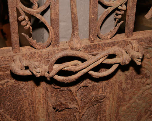 LATE 18TH/EARLY 19TH CENTURY FRENCH IRON DOOR