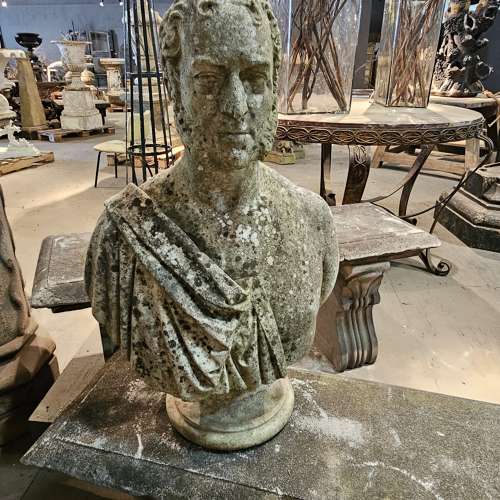 ENGLISH CARVED MARBLE BUST
