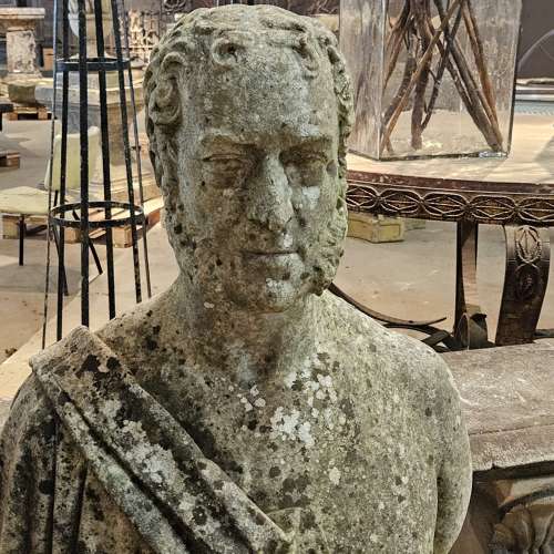 ENGLISH CARVED MARBLE BUST