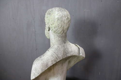 ENGLISH CARVED MARBLE BUST