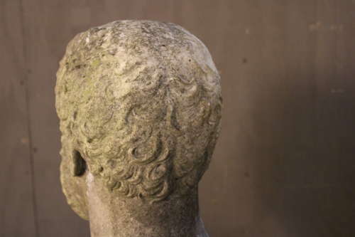 ENGLISH CARVED MARBLE BUST