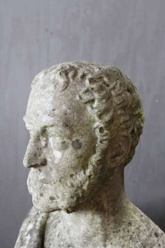 ENGLISH CARVED MARBLE BUST