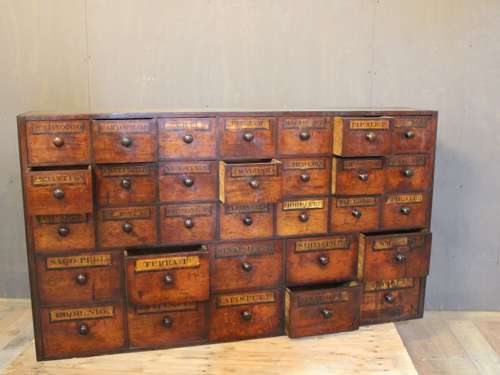 ENGLISH APOTHECARY CABINET