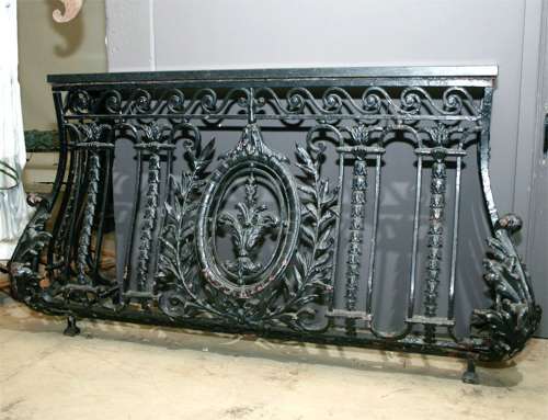 FRENCH CAST IRON BALCONY CONSOLE