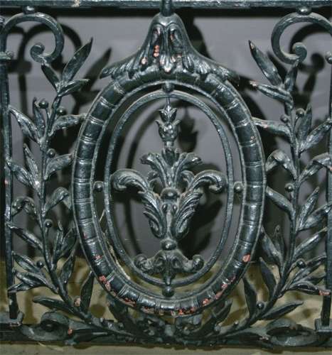 FRENCH CAST IRON BALCONY CONSOLE