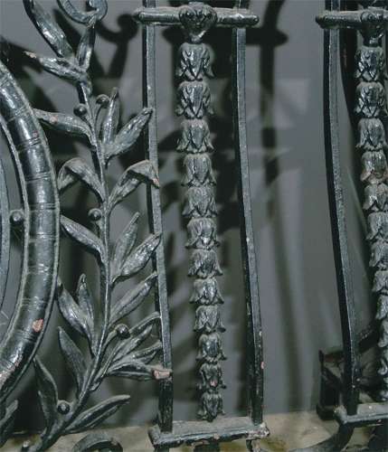 FRENCH CAST IRON BALCONY CONSOLE