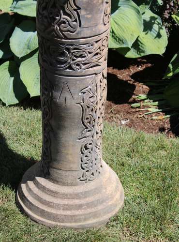 ENGLISH ARTS & CRAFTS FIRECLAY SUNDIAL