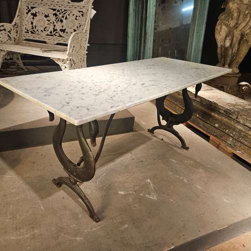 FRENCH MARBLE TOP TABLE