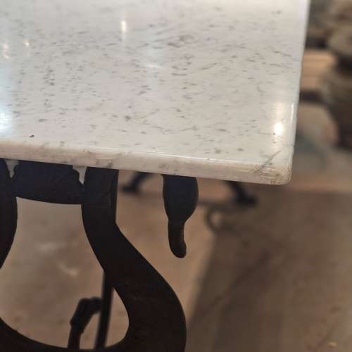 FRENCH MARBLE TOP TABLE
