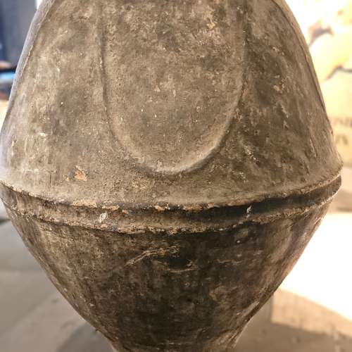 SPANISH TERRA COTTA GRAIN STORAGE JAR