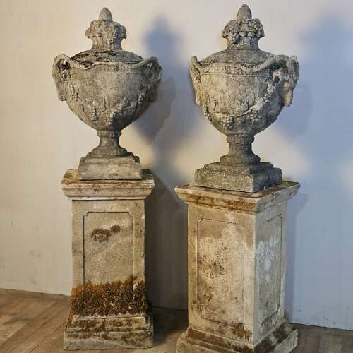 FRENCH RAM'S HEAD FINIALS