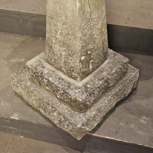 TALL PORTLAND STONE BIRDBATH