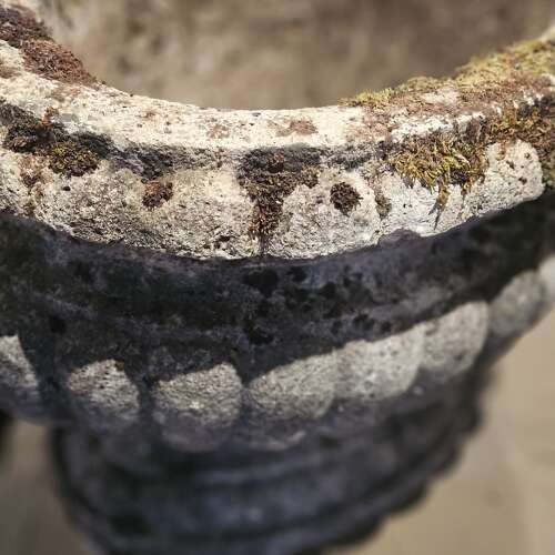 FRENCH CARVED STONE PLANTERS
