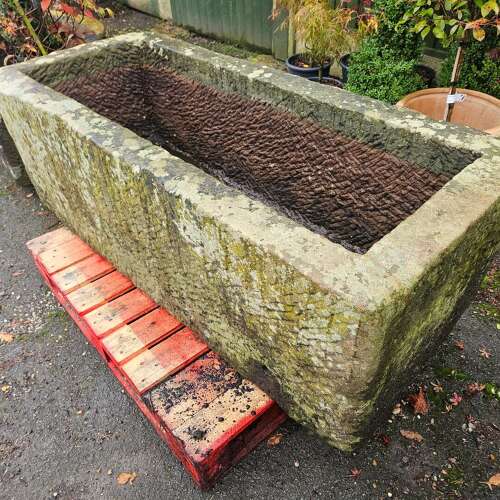 CARVED STONE TROUGH