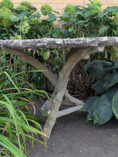 FRENCH FAUX BOIS GARDEN TABLE