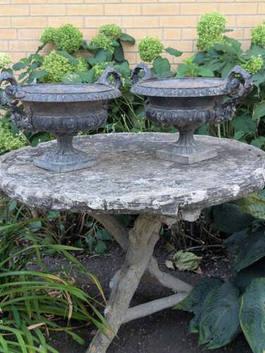 FRENCH FAUX BOIS GARDEN TABLE