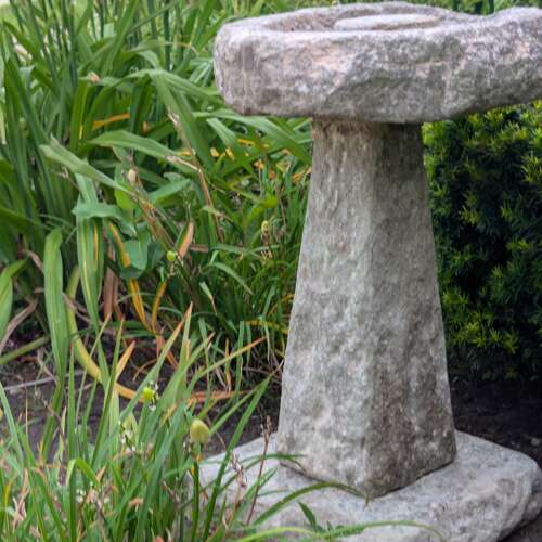 STONE BIRDBATH