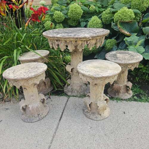 FRENCH TERRA COTTA GARDEN SET