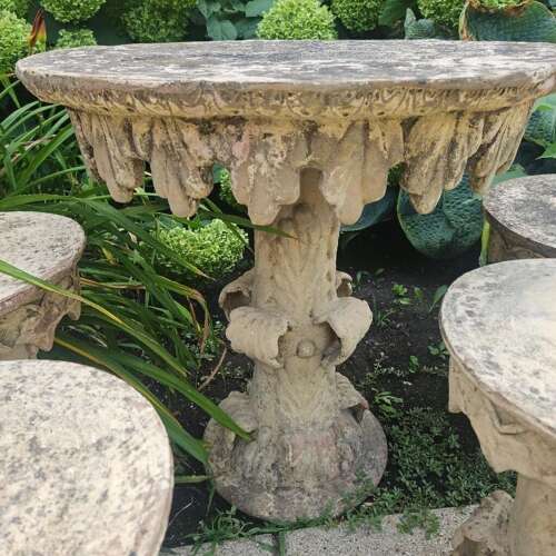 FRENCH TERRA COTTA GARDEN SET