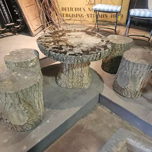 FRENCH FAUX BOIS SET