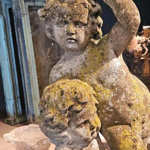 ITALIAN CARVED LIMESTONE STATUE