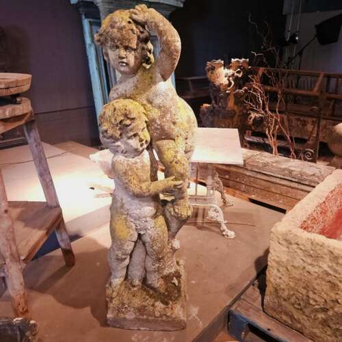ITALIAN CARVED LIMESTONE STATUE